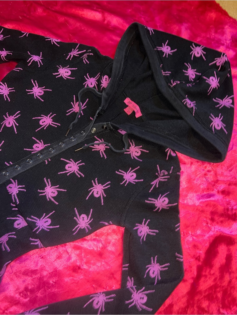 Betsey Johnson Spider Thermal Dress M - Picture 5 of 9